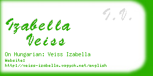 izabella veiss business card
